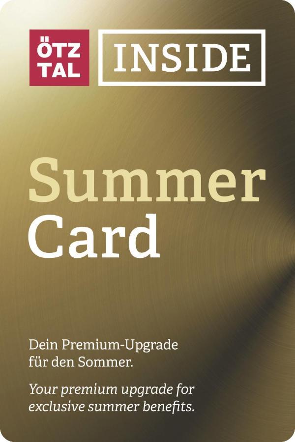 Hotel Hubertus Inkl Summer Card Сьолден Екстериор снимка